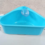 Triangular Multi Functional Drainer Shelf Sink Storage Holder