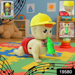Battery-Driven Crawling Baby Figure