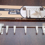 Stainless Steel Utensil Hanger Rail Nail Free Wall Mount