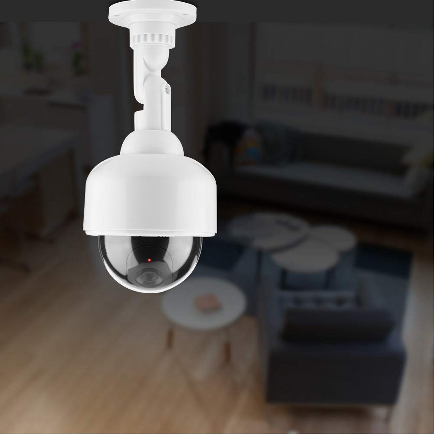 Fake / Dummy Camera CCTV, with Flashing Red LED Light (1 Pc / Battery ...