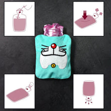 1 Pc Doremon Cartoon small Hot Water Bag with Cove