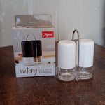 Apex Victory Salt & Pepper Dispenser Set – 2 Pcs Acrylic Seasoning Shaker
