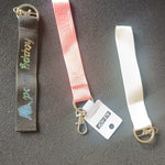 Fabric Ribbon Keychain (1 Pc, Mix Color)