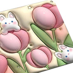 Stone mat for bathroom, 60x39 cm