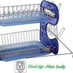 Stainless steel rack for plates and cups