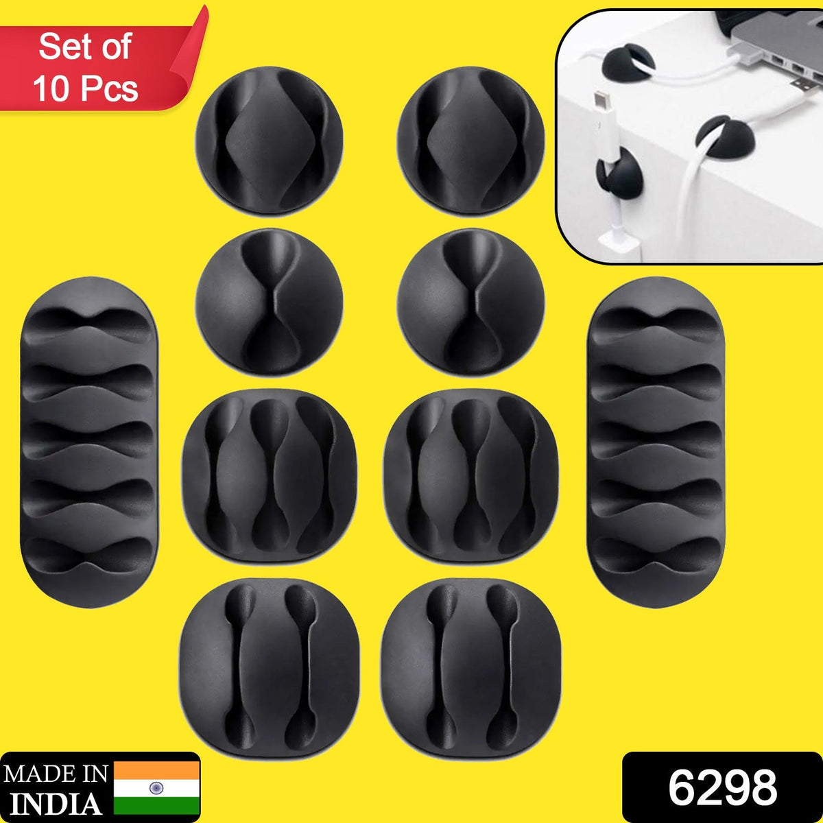 Cable Holder & Supporter – Secure & Organize All Types of Cables (1 ...