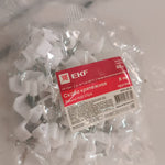 8mm Nail Cable Clips Set (50 Pc)
