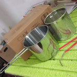 Small Deep Frying Pot With Strainer Basket (2 Pc Set / 1200 ML))