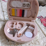 Mini Travel Sewing Kit for Beginners with Threads & Scissors