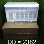 Wall-mounted grain storage dispenser for kitchen use