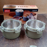 Apex Rustic Jar Set – 2 Pcs, 450ml Each Approx