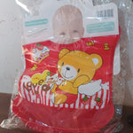 Multifunctional Waterproof BPA Free Reusable Soft Fabric Plastic Baby Bib (1 Pc)