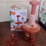 Apex  Quba Push Chopper with Stainless Steel Blades (1000ml)