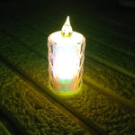 24 Pc Flameless and Smokeless Decorative Melting Candles LED Tea Light, Diwali