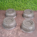 Vibration dampening pads with suction cups