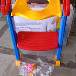 Toddler potty with step ladder