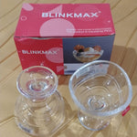 Glass Footed Dessert Bowl, Ice Cream Cup (2 Pcs Set)