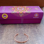 Elegant Rose Gold-Plated Open Cuff Bracelet Kada (1 Pc)