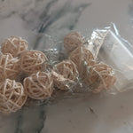 Battery Operated Rattan Ball String Decorative Fairy Lights
