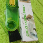 3-in-1 Multifunctional Bottle & Cup Cleaning Brush – Lid & Cover Scrubber (1 Pc)