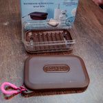 Bathroom & Travel Plastic Soap Box with Lid ,Sabudani (1 Pc)