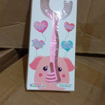 2 In1 U-Shape Silicone Manual Toothbrush & Tongue Scraper Cleaner Brush (1 Pc)