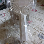 Mini Rechargeable Fan – Lightweight & Easy Carry (1 Pc | Battery Not Included)