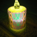 4 Pc Flameless and Smokeless Decorative Melting Candles LED Tea Light, Diwali