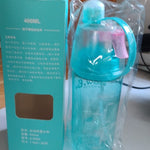 Plastic 2 In 1 Mist Spray Water Bottle (Multicolor / 400 ML / 1 Pc)