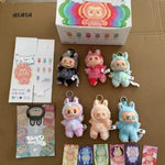 Plush Toy Cartoon Keychain with Hook Assorted Colorful Animal Design  1 Pc