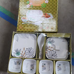 Divine lunch Tableware, Dinner Set (11 Pcs Set)