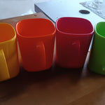 Square Melamine Mug – Premium Durable Lightweight Cup (1 Pc)