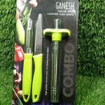 Ganesh kitchen tool set with lighter, knife, and peeler