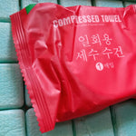 Compressed Towels Portable Disposable Compressed Cotton Coin Tissue Towel for Travel (30x25 Cm)