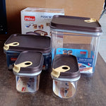Ritu Push 'N' Lock Airtight Food Storage Container Set (4 Pc)