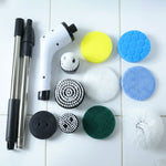 Adjustable handle electric cleaner