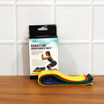 Premium Elastic Resistance Exercise Bands  Belt Set (5 Pc)