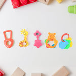 Plastic Baby Rattle Toys 5 Pcs Set