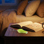 Blue light keychain lamp