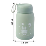 Cute Rabbit Printed Portable Insulated Water Bottle (330ML / 1 Pc)