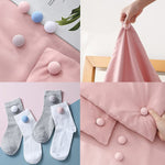 Soft Duvet Button Clip for Bedding & Curtains (1 Pc)