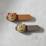 Stylish cartoon hair pins for girls
