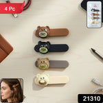 Cartoon bear hair accessory set