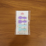Cute Spoon & Spatula Shape Decorative Hair Clip Set (4 Pc)