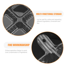 Plastic Kitchen Trays for Serving (4 Compartment / 1 Pc)