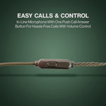 Premium Wired Earphones with Mic - (1 Pc)