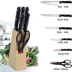 Cutlery knife block set