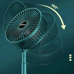 Foldable Mini Desk Fan with Adjustable Height and Angle (1 Pc)