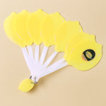 Lemon-Shape Hand Fan - (1 Pc)
