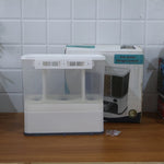 Easy Flow Cereal Dispenser for Kitchen 3 in 1 Push Button Wall Mount Container